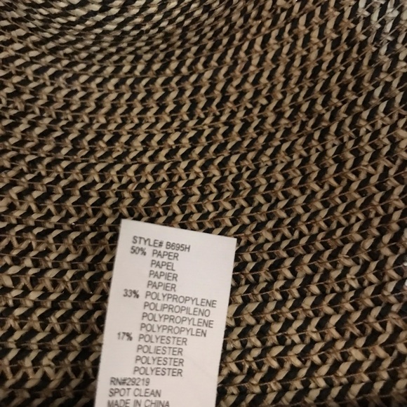 Betmar fedora. Tan and black weave. - Picture 4 of 5